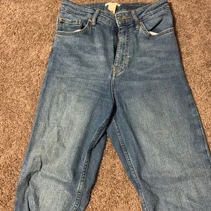 H&M straight leg mom jeans